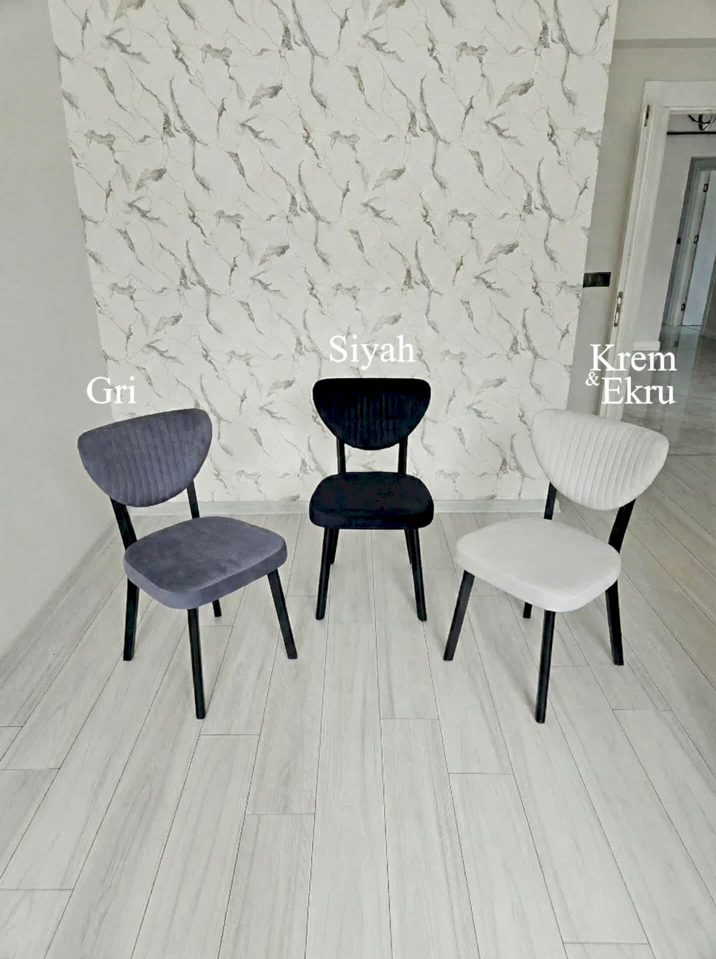 Oliva Masa Papatya Sandalye, Yuvarlak Açılabilir Mdf Masa, Mutfak, Salon Masası | 100x100