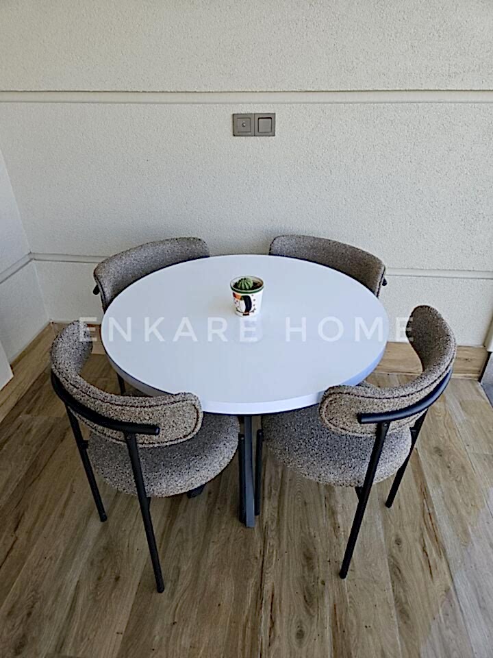 Elisa Masa Sandalye Takımı | Mdf Masa | 90 cm Çap